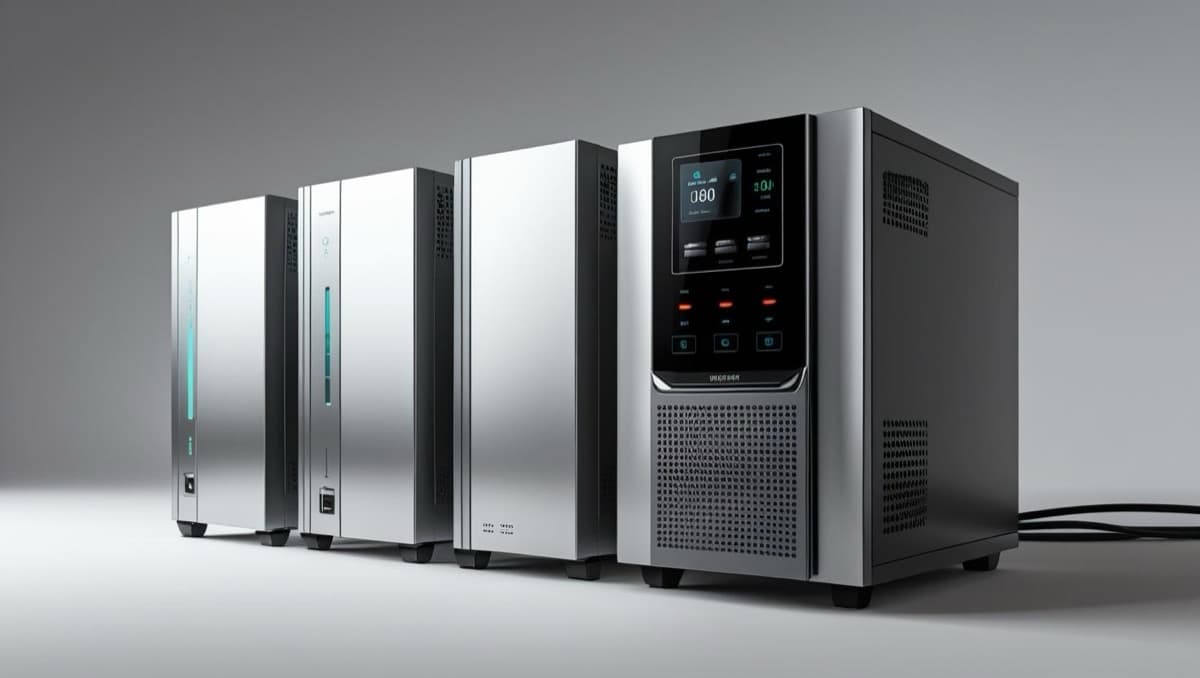 Voltaj regülatörü / UPS LCD göstergeli